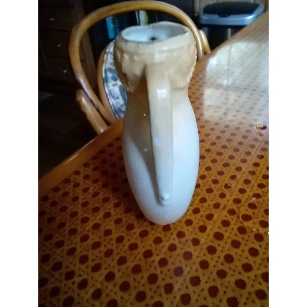 Antique Austrian Two Handle Floral With Gold Trim 5.5 Inch Porcelain Vase #69